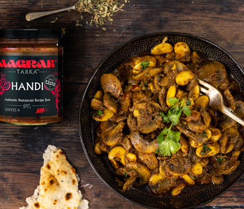 Mushroom Handi with Butter Beans