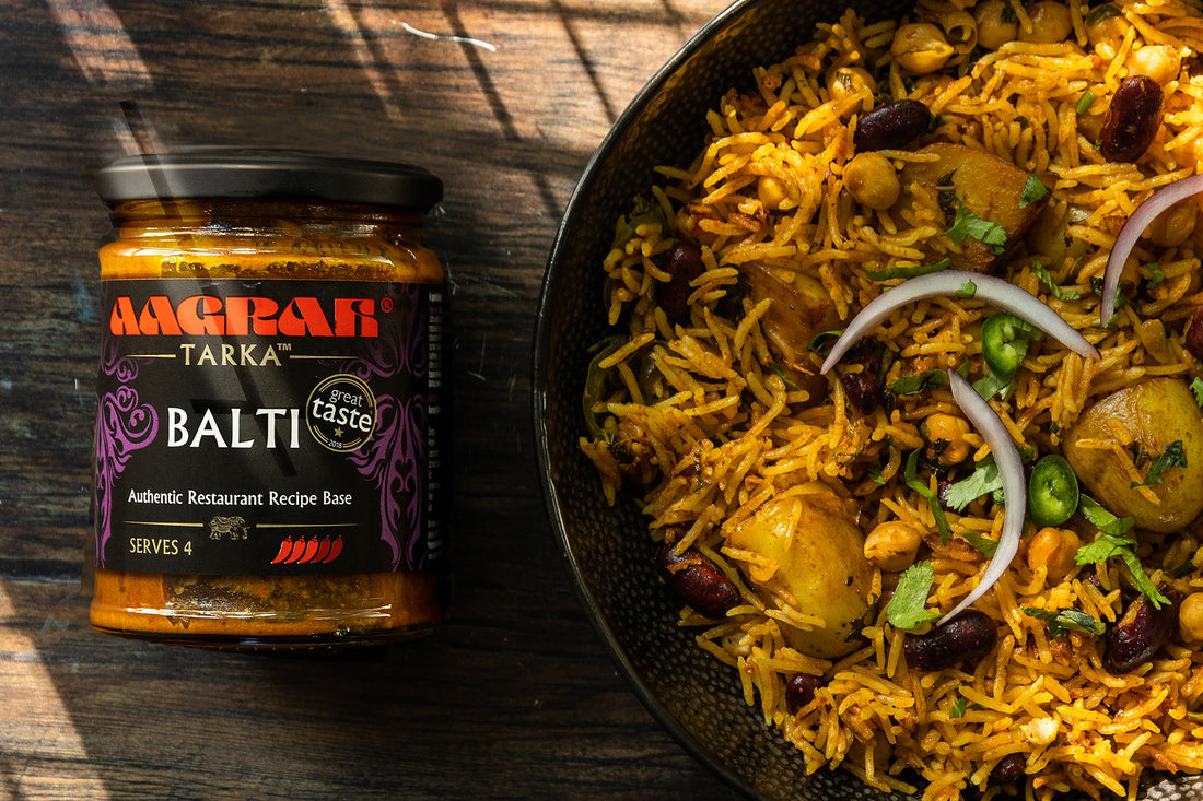 Vegan Balti Bean Biryani