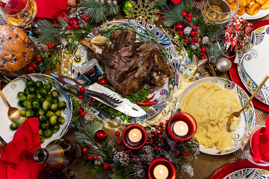 Roast Lamb Leg for Christmas Dinner