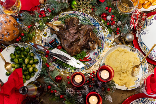 Roast Lamb Leg for Christmas Dinner