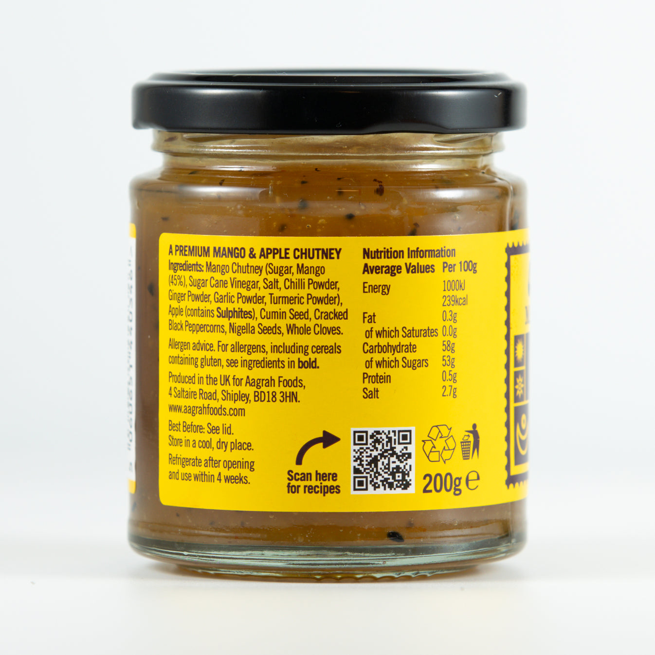 Mango Chutney - Case of 6 – Aagrah Foods