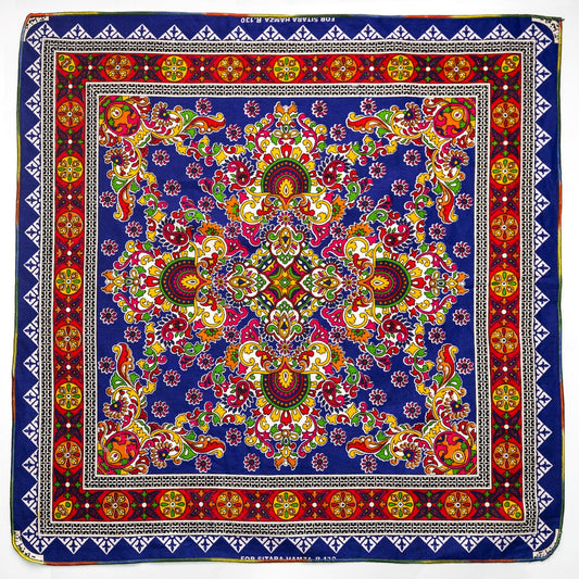 Traditional Roti Cloth - Blue Floral - COMING SOON!